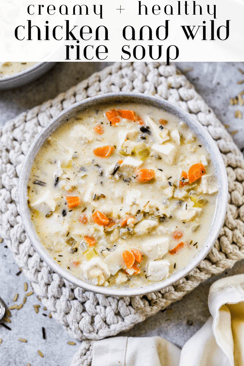 Set It and Forget It: Cozy Slow Cooker Creamy Chicken Wild Rice Soup